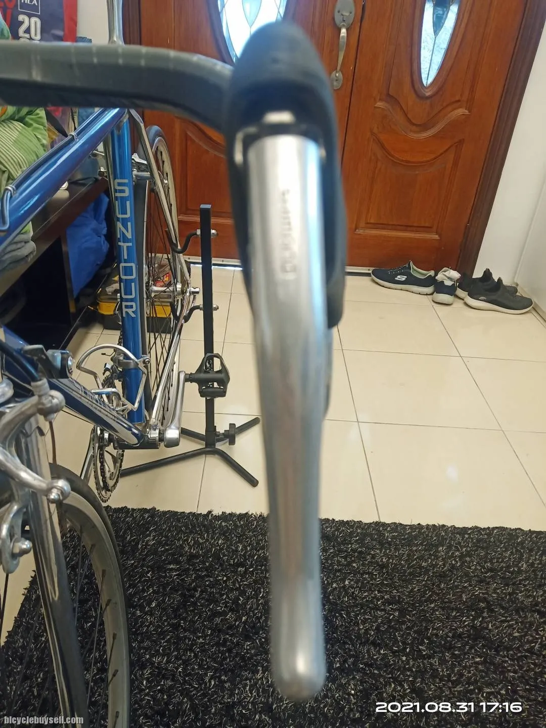 Roadbike vintage custom frame Suntour Pro