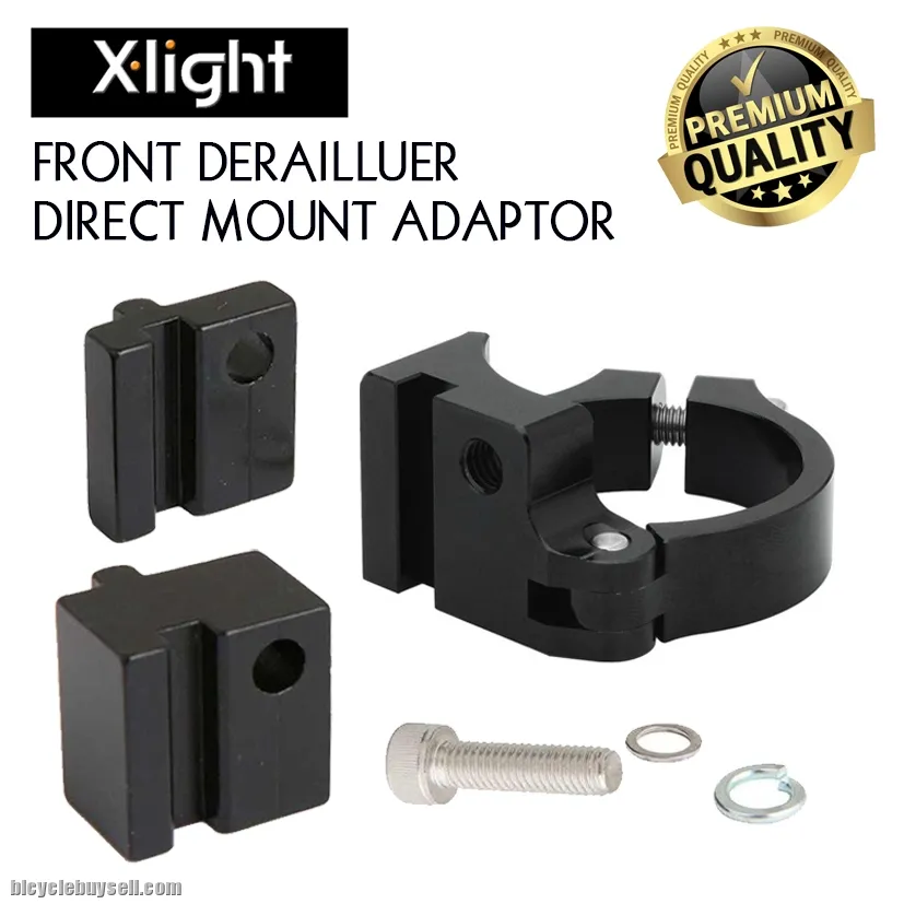XLIGHT FRONT DERAILLUER FD DIRECT MOUNT ADAPTOR FATBIKE FD SHIMANO SRAM MOUNT