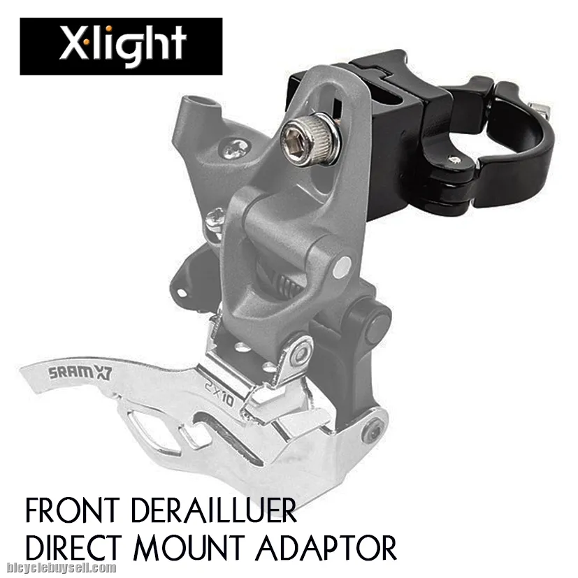 XLIGHT FRONT DERAILLUER FD DIRECT MOUNT ADAPTOR FATBIKE FD SHIMANO SRAM MOUNT