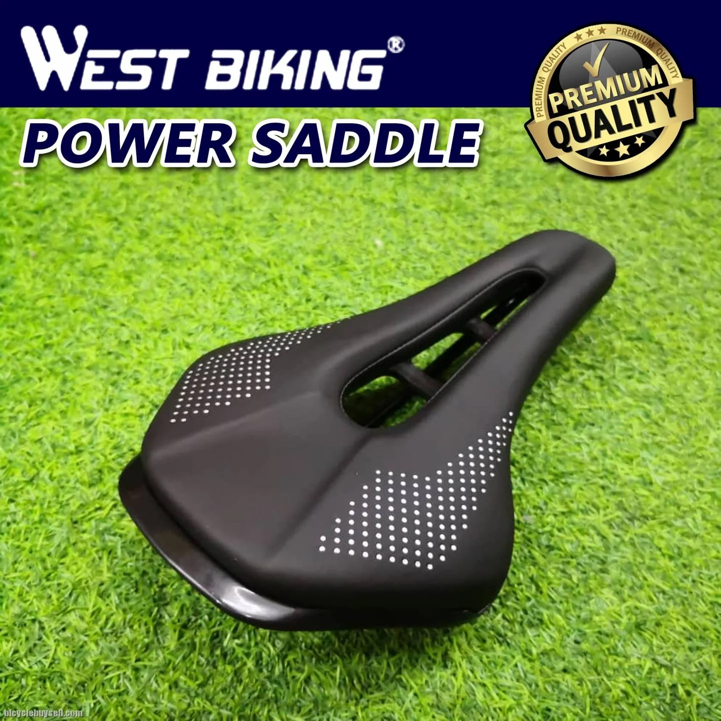 West Biking Power Stealth 150X255mm Road Comfort Saddle Short Saddle For Road Bike Mtb Seat