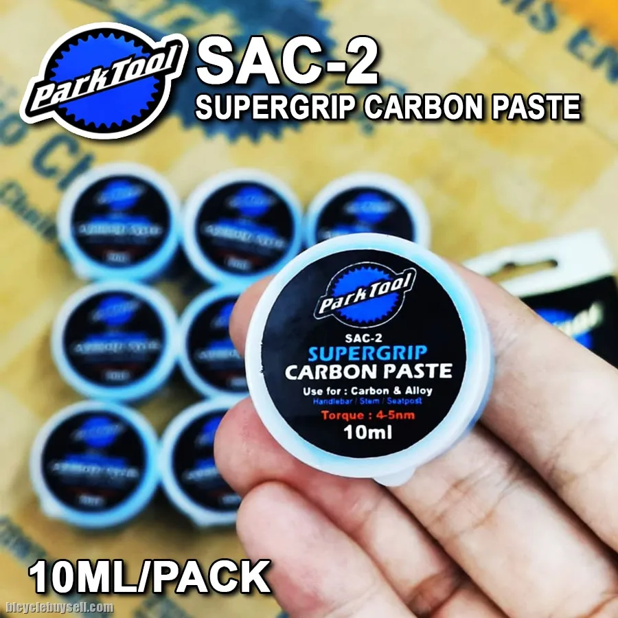 Parktool SAC 2 Carbon Friction Paste Compound 10ml Anti Slip Loose Grease Supergrip Carbon Alloy
