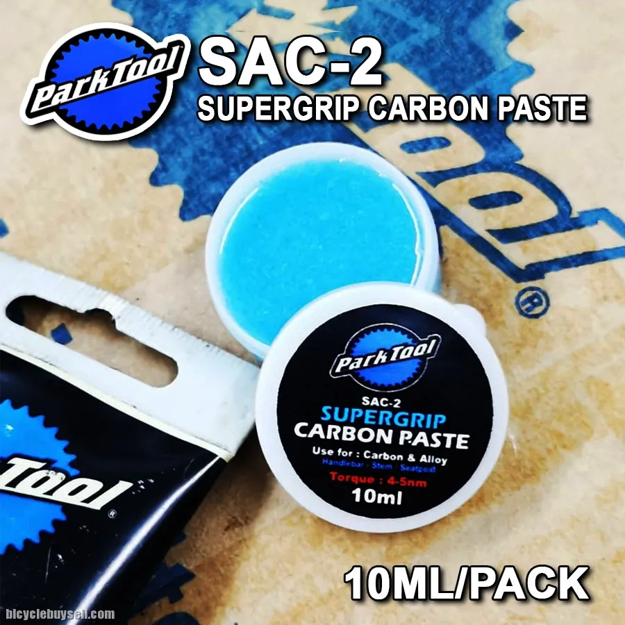 Parktool SAC 2 Carbon Friction Paste Compound 10ml Anti Slip Loose Grease Supergrip Carbon Alloy