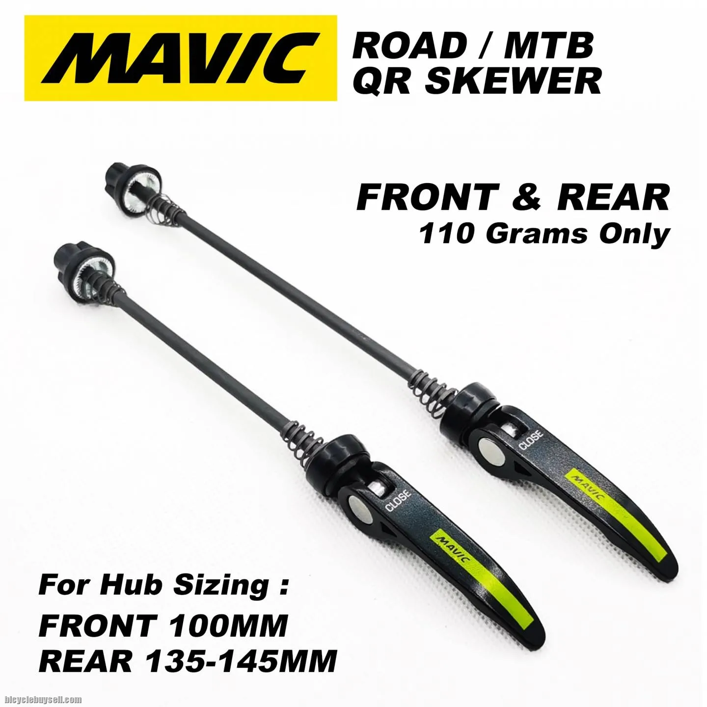 Mavic Bicycle QR Alloy Skewer Axle for Road Bike MTB Front Rear Hub Quick Release Universal