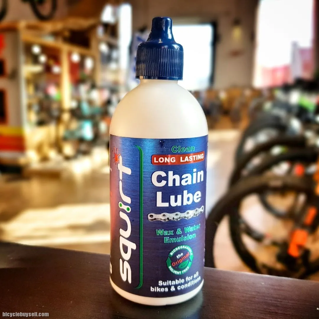 Squirt Bicycle Chain Lube 120ML USA Wax Long lasting All Weather Pro Lube for Road Moutain MTB