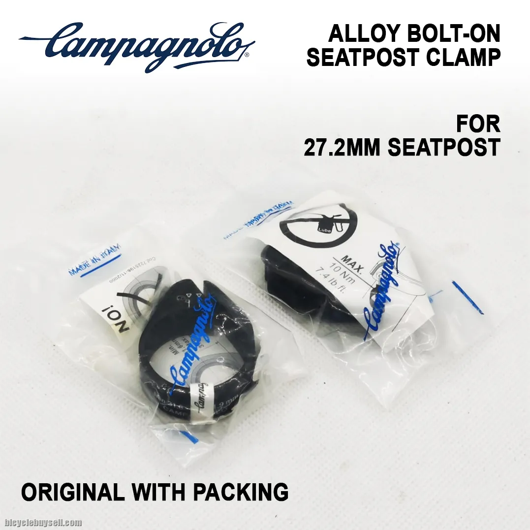 Campagnolo 27.2mm Seatpost Clamp Bolt on Seat Clamp Size 31.6 - 31.9mm Bicycle Road Bike MTB