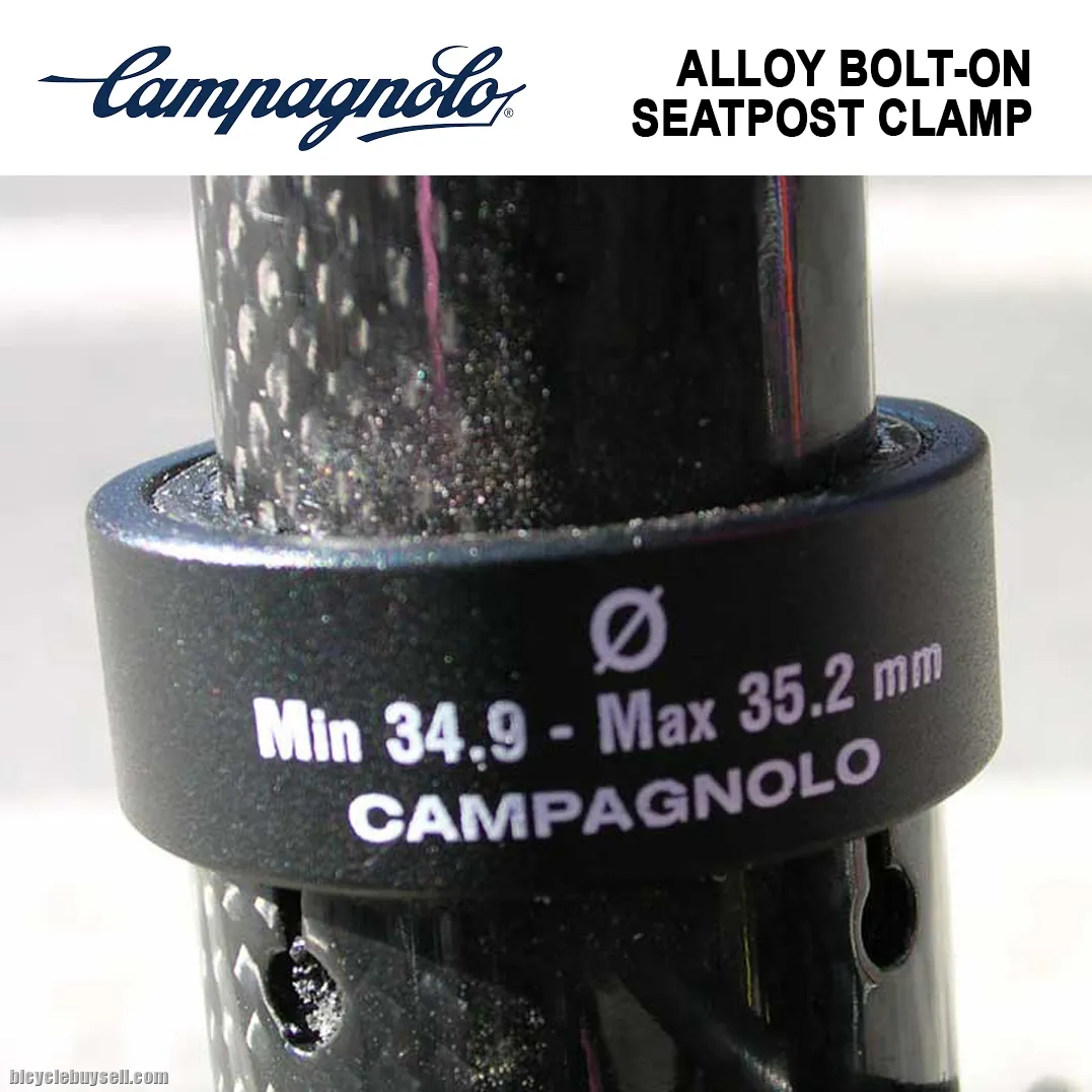 Campagnolo 27.2mm Seatpost Clamp Bolt on Seat Clamp Size 31.6 - 31.9mm Bicycle Road Bike MTB