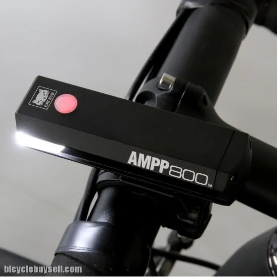 Cateye AMPP 800 Lumens Bicycle Power Front Light USB Rechargable Smart Low Cost Waterproof Headlight