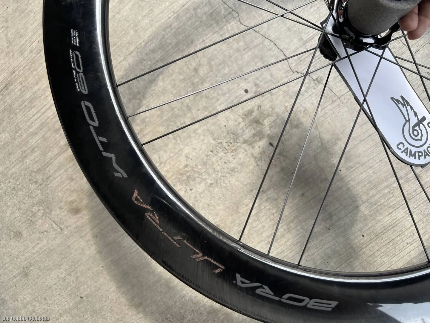 CAMPAGNOLO BORA ULTRA WTO 60 BLACK LABEL