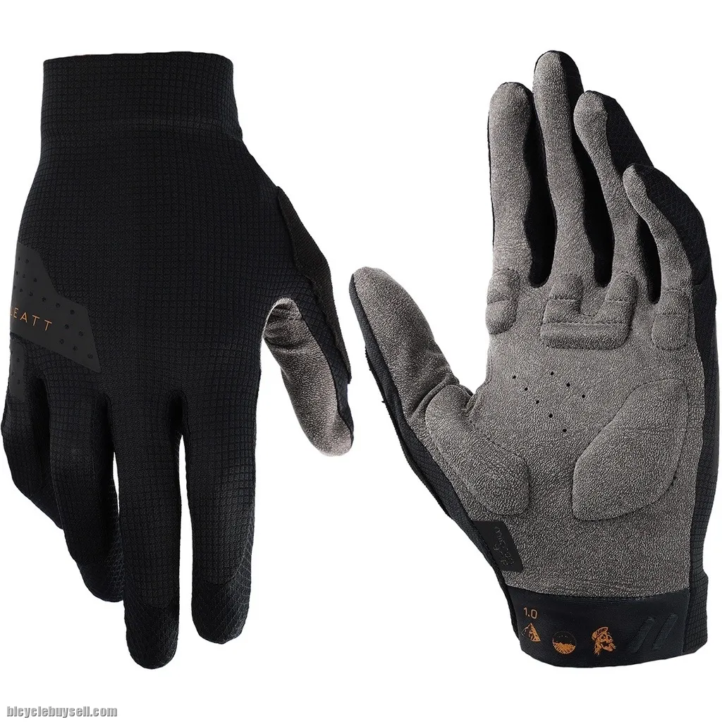 LEATT MTB 1.0 PADDED PALM FULL FINGER GLOVES