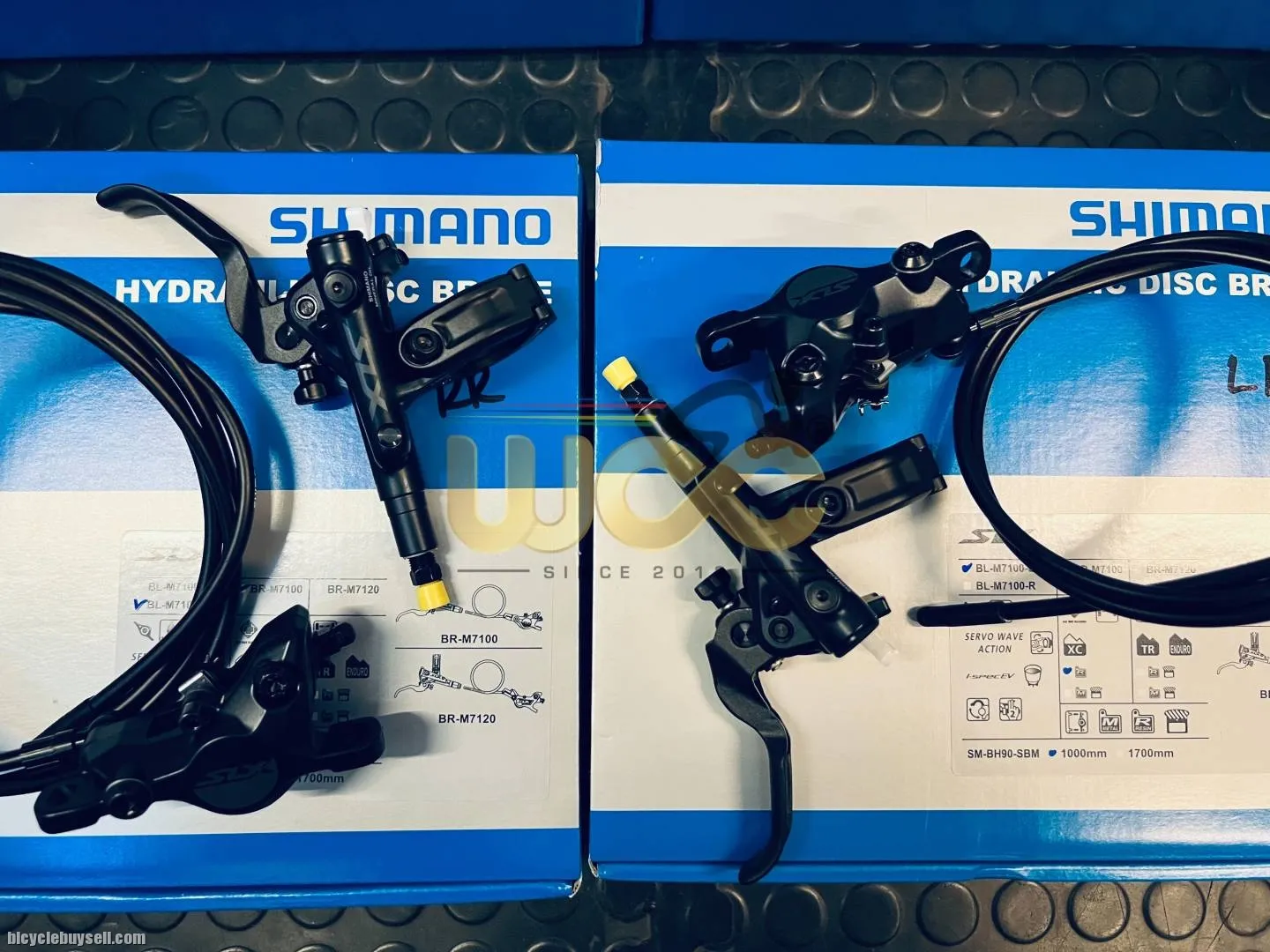 2022 SHIMANO SLX M7100 BRAKE SET HYDRAULIC BRAKE