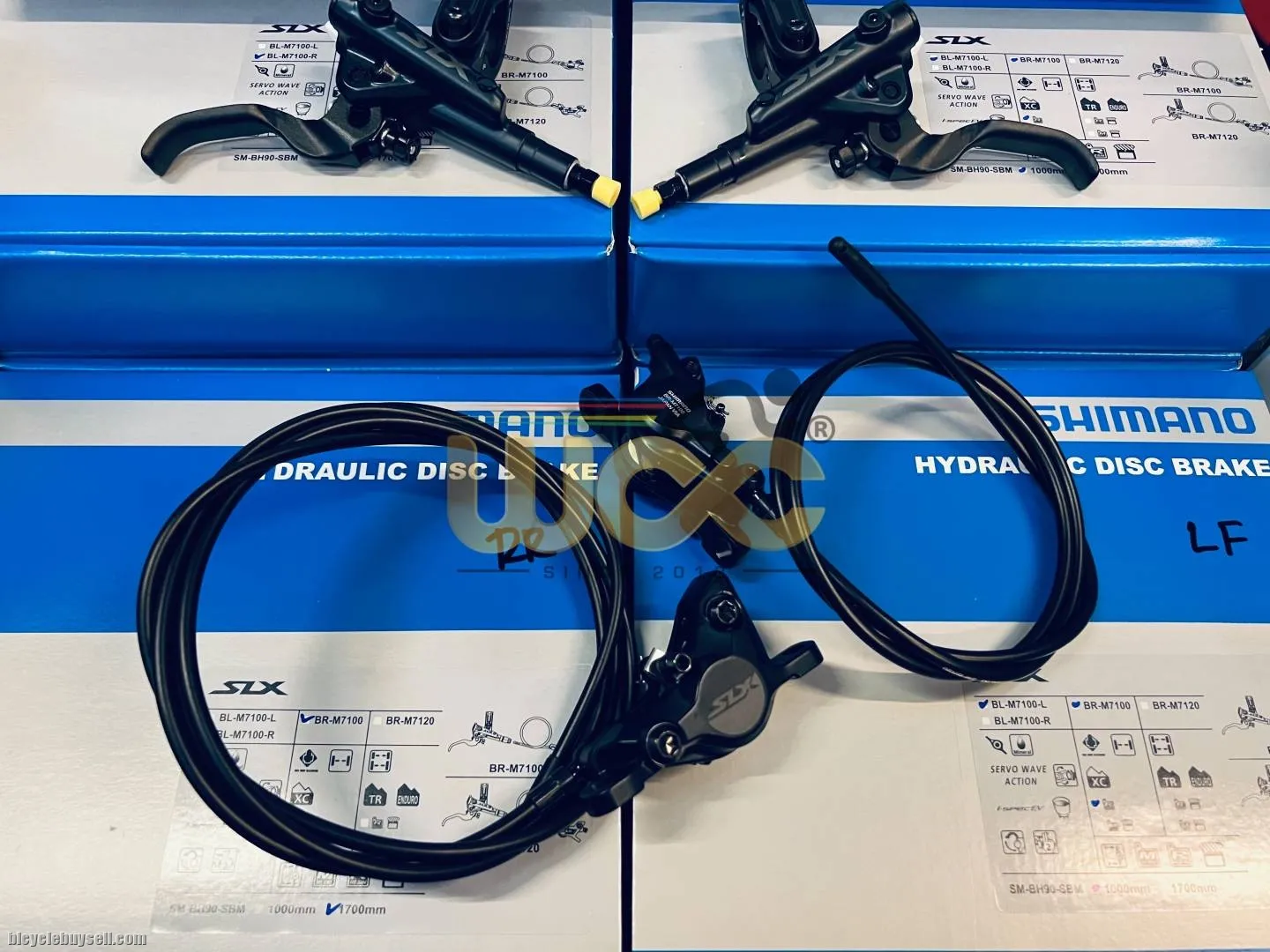 2022 SHIMANO SLX M7100 BRAKE SET HYDRAULIC BRAKE