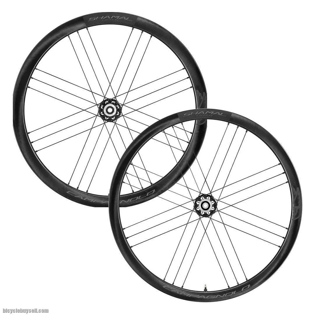 CAMPAGNOLO SHAMAL CARBON DISC BRAKE C21 DB TWO WAY FIT ROAD BIKES ALL ROAD WHEELSET