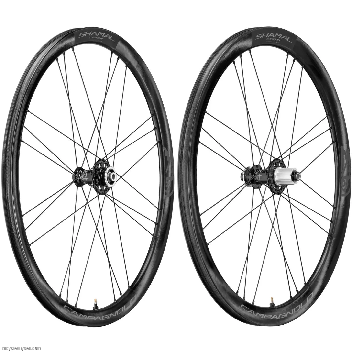 CAMPAGNOLO SHAMAL CARBON DISC BRAKE C21 DB TWO WAY FIT ROAD BIKES ALL ROAD WHEELSET