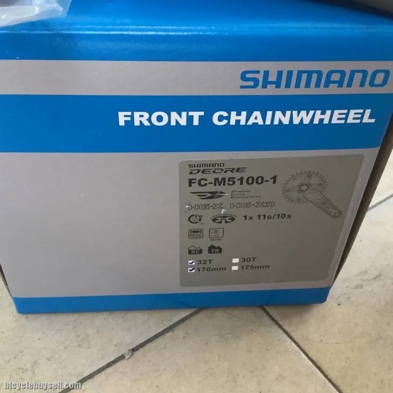 SHIMANO DEORE CRANKSET M5100 32T 170MM