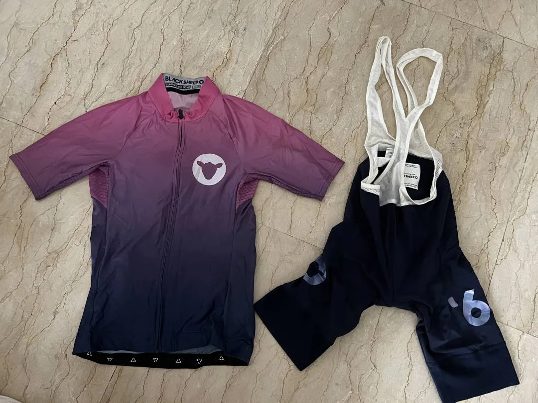 Black Sheep Cycling Jersey and bib set