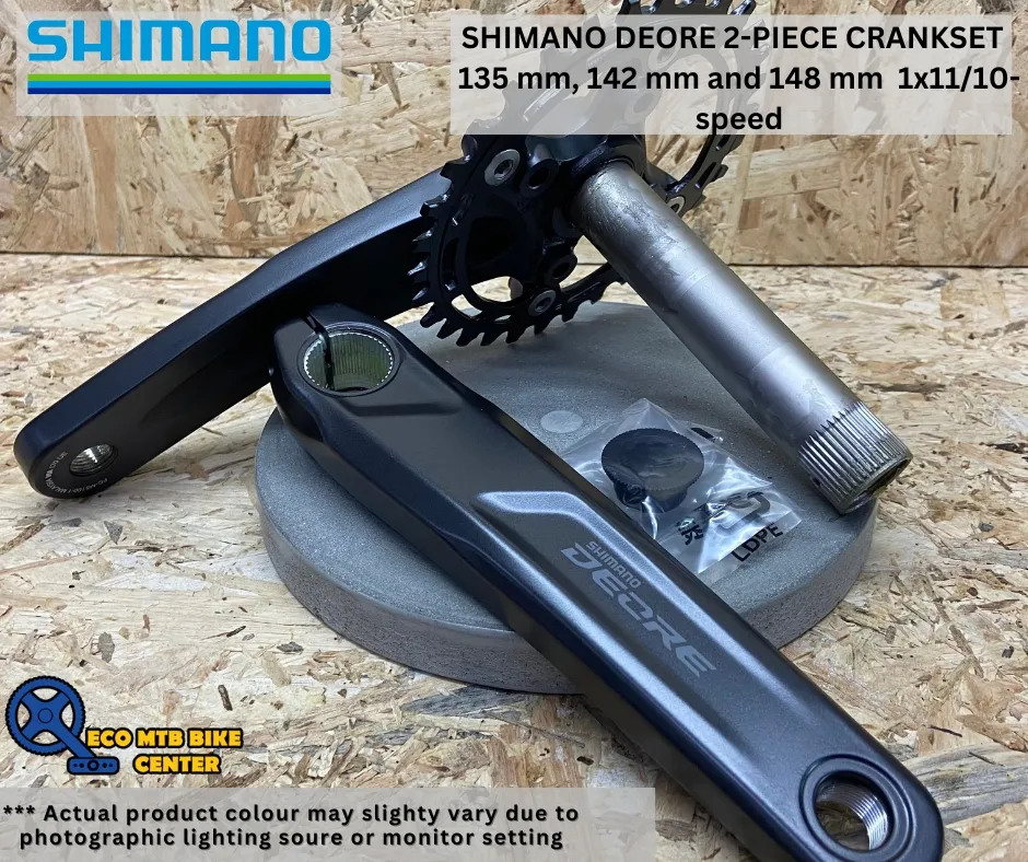 SHIMANO DEORE 2-PIECE CRANKSET  135 mm, 142 mm and 148 mm  1x11/10-speed FC-M5100-1