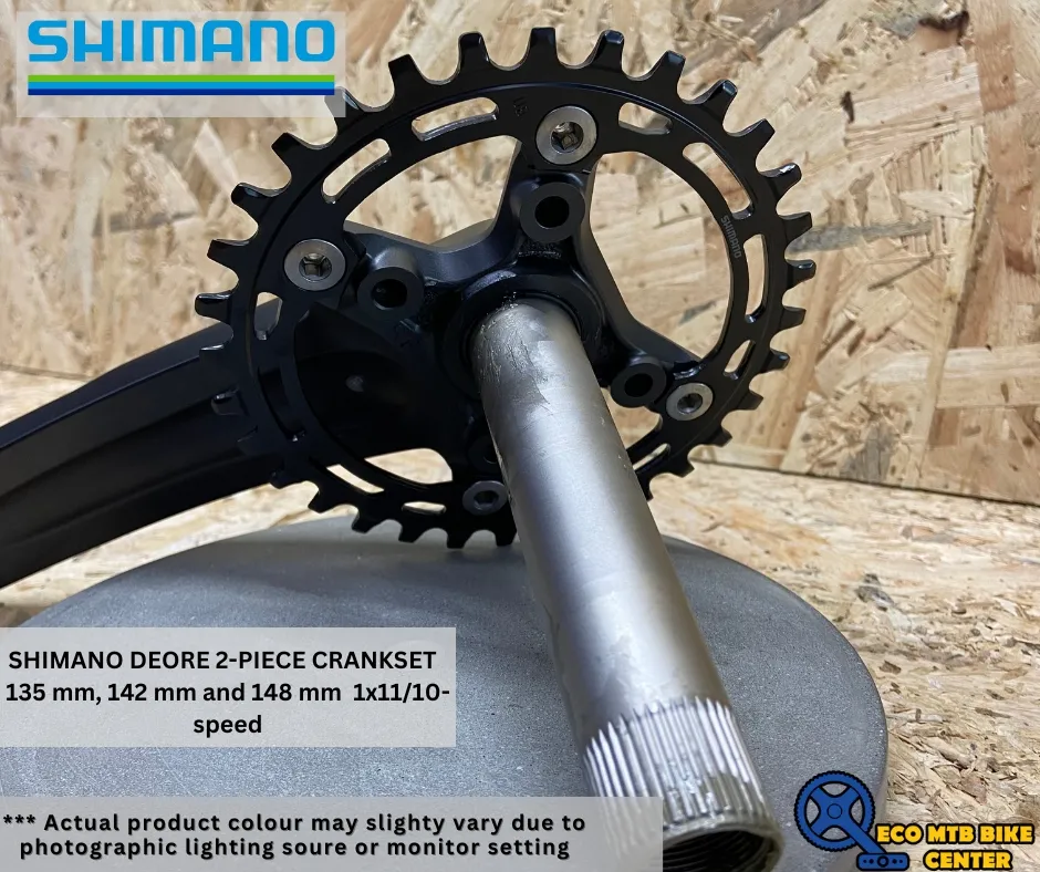 SHIMANO DEORE 2-PIECE CRANKSET  135 mm, 142 mm and 148 mm  1x11/10-speed FC-M5100-1