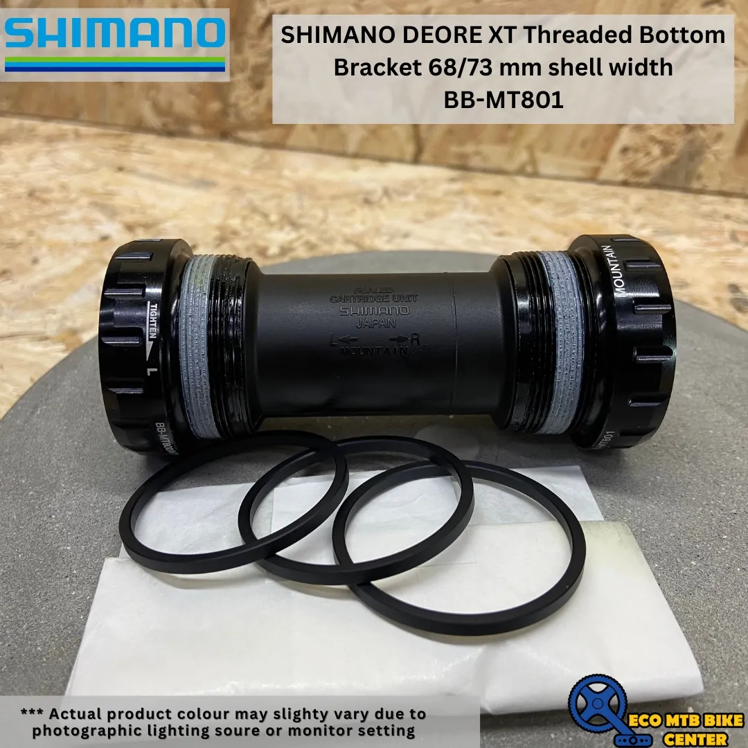 SHIMANO DEORE XT Threaded Bottom Bracket 68/73 mm shell width BB-MT801