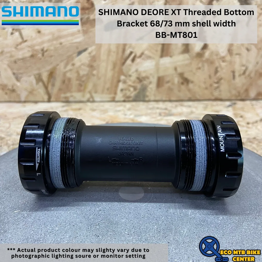 SHIMANO DEORE XT Threaded Bottom Bracket 68/73 mm shell width BB-MT801