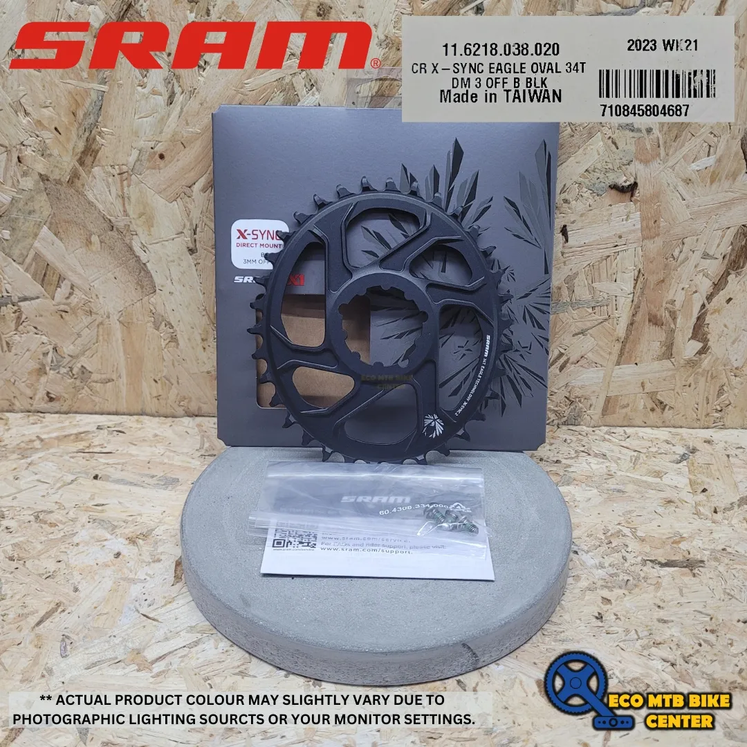 SRAM Eagle X-SYNC 2 Direct Mount Chainring Oval - 3mm Offset - Boost - black