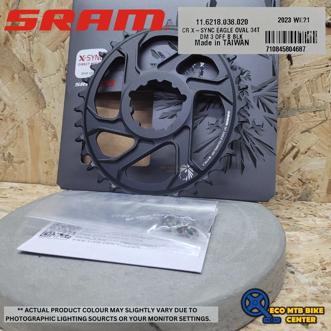 SRAM Eagle X-SYNC 2 Direct Mount Chainring Oval - 3mm Offset - Boost - black