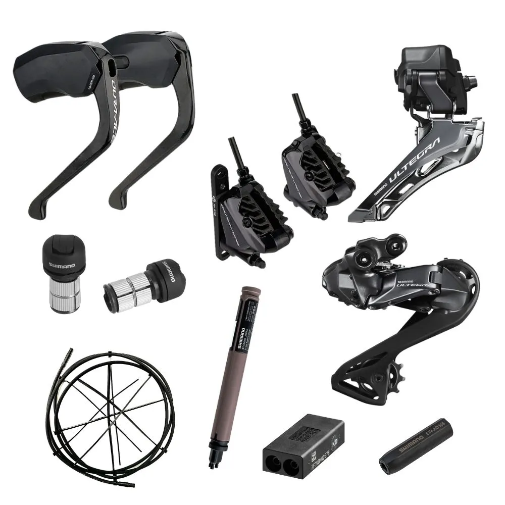 Shimano 12 Speed Dura Ace Di2 TT Groupset Upgrade Kit Triathlon Hydraulic Disc Brake