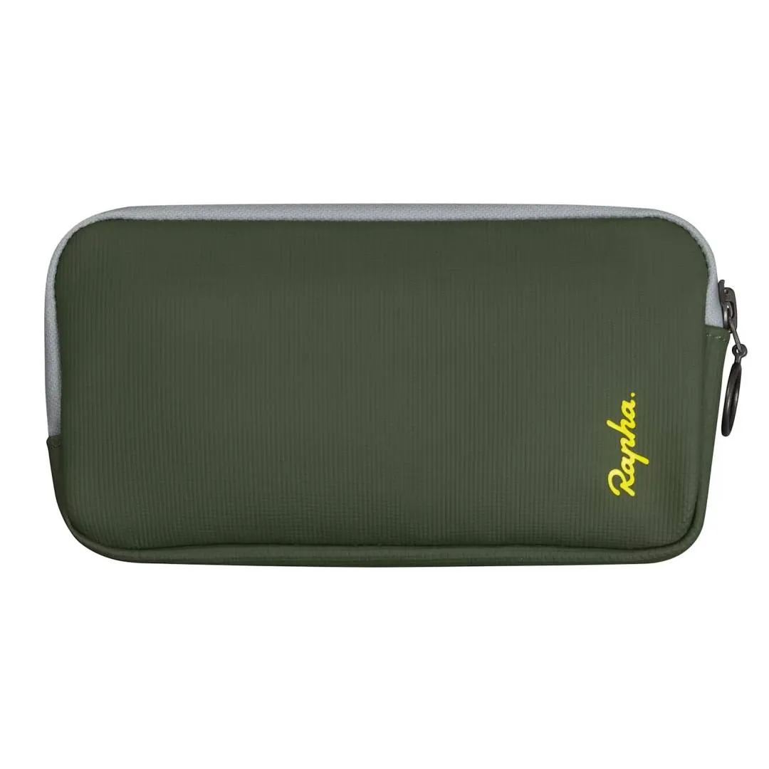 RAPHA RAINPROOF ESSENTIALS CASE - LARGE - OLIVE GREEN AUTHENTIC