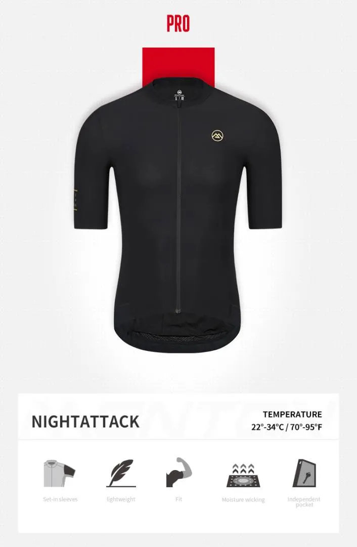 MONTON SHORT SLEEVE MEN JERSEY NIGHT ATTACK