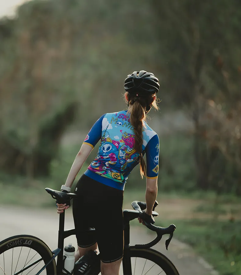 SKULL MONTON WOMENS CYCLING JERSEY 14TH ANNIVERSARY