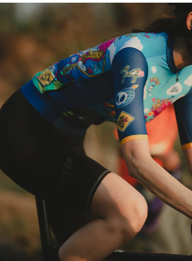 SKULL MONTON WOMENS CYCLING JERSEY 14TH ANNIVERSARY