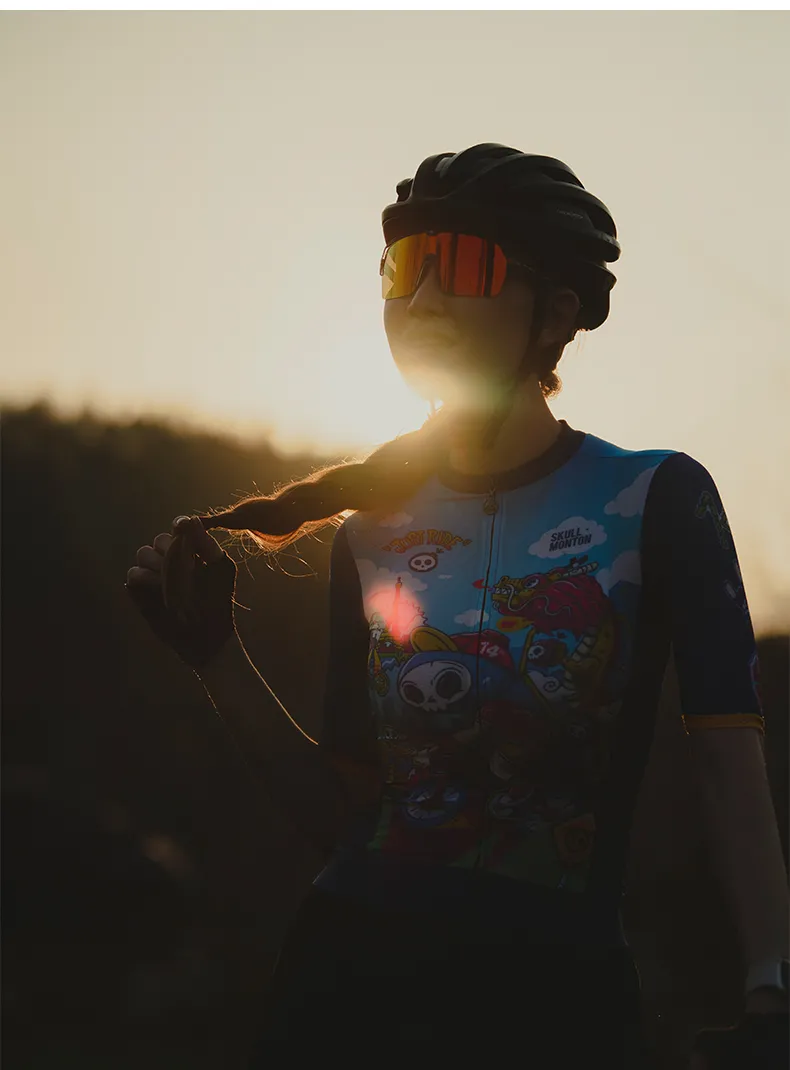 SKULL MONTON WOMENS CYCLING JERSEY 14TH ANNIVERSARY