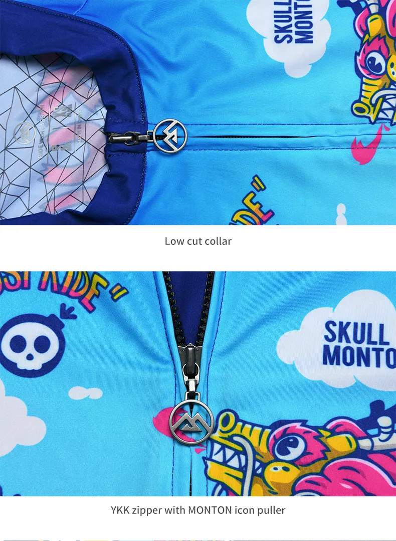 SKULL MONTON WOMENS CYCLING JERSEY 14TH ANNIVERSARY