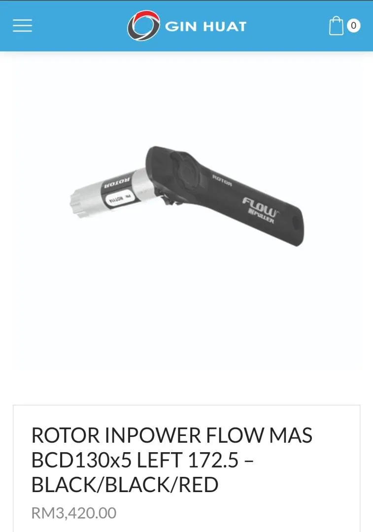 ROTOR INPOWER FLOW MAS BCD130x5 LEFT 172.5