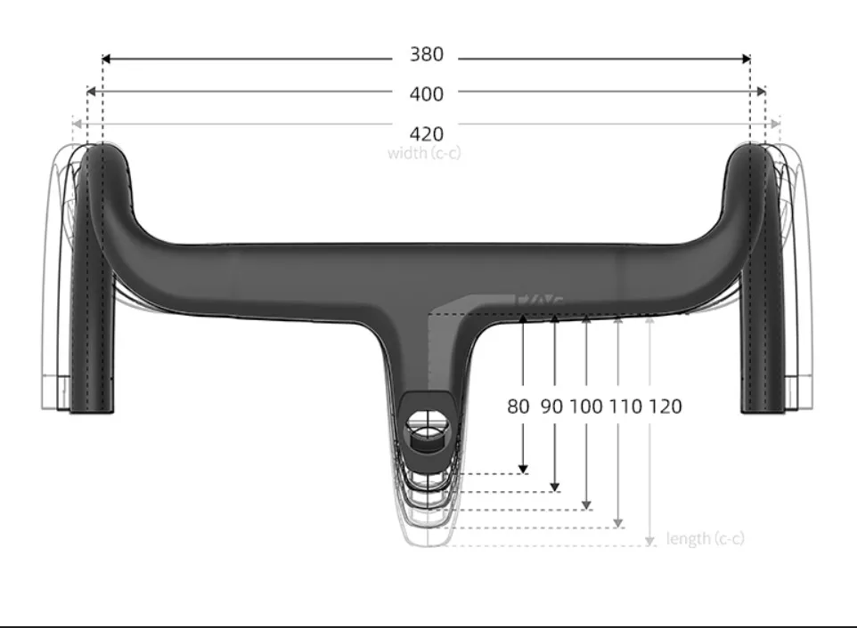 22 THE ONE PRO Road Carbon Fiber Intergrated Handlebar