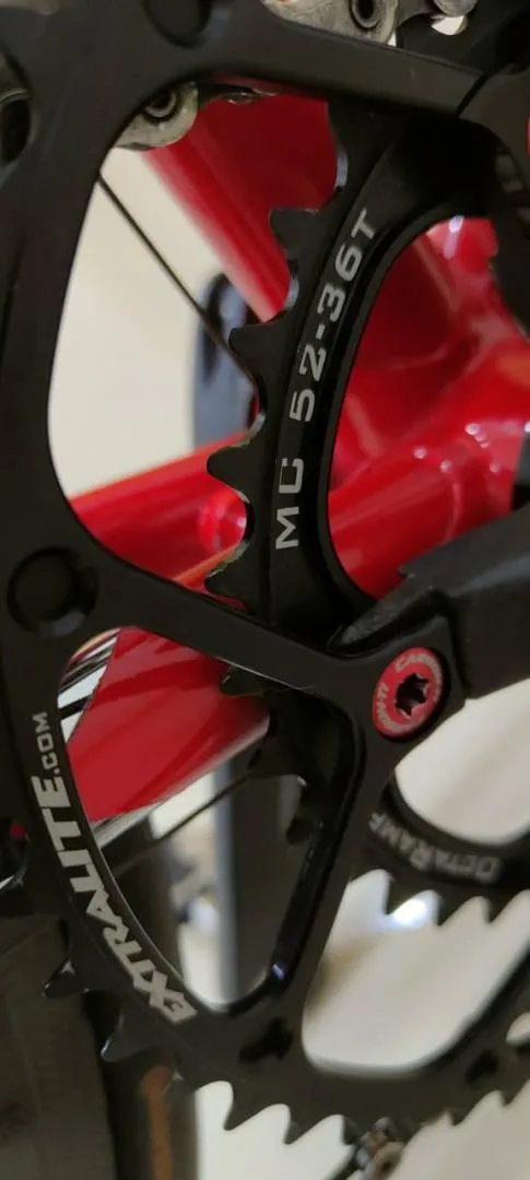 Extralite chainring 52/36t
