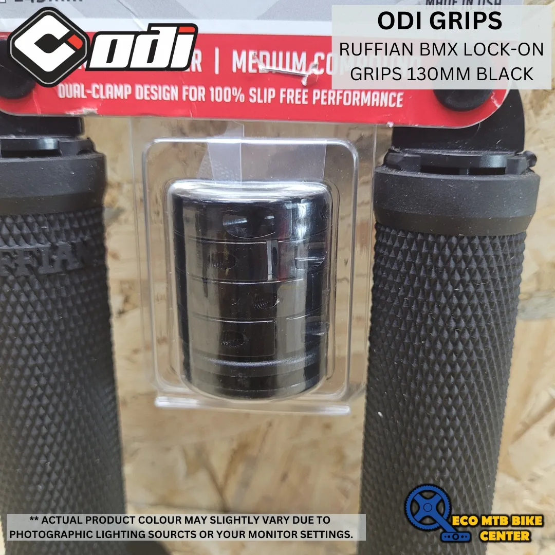 ODI GRIPS RUFFIAN BMX LOCK-ON GRIPS (130MM/143MM)