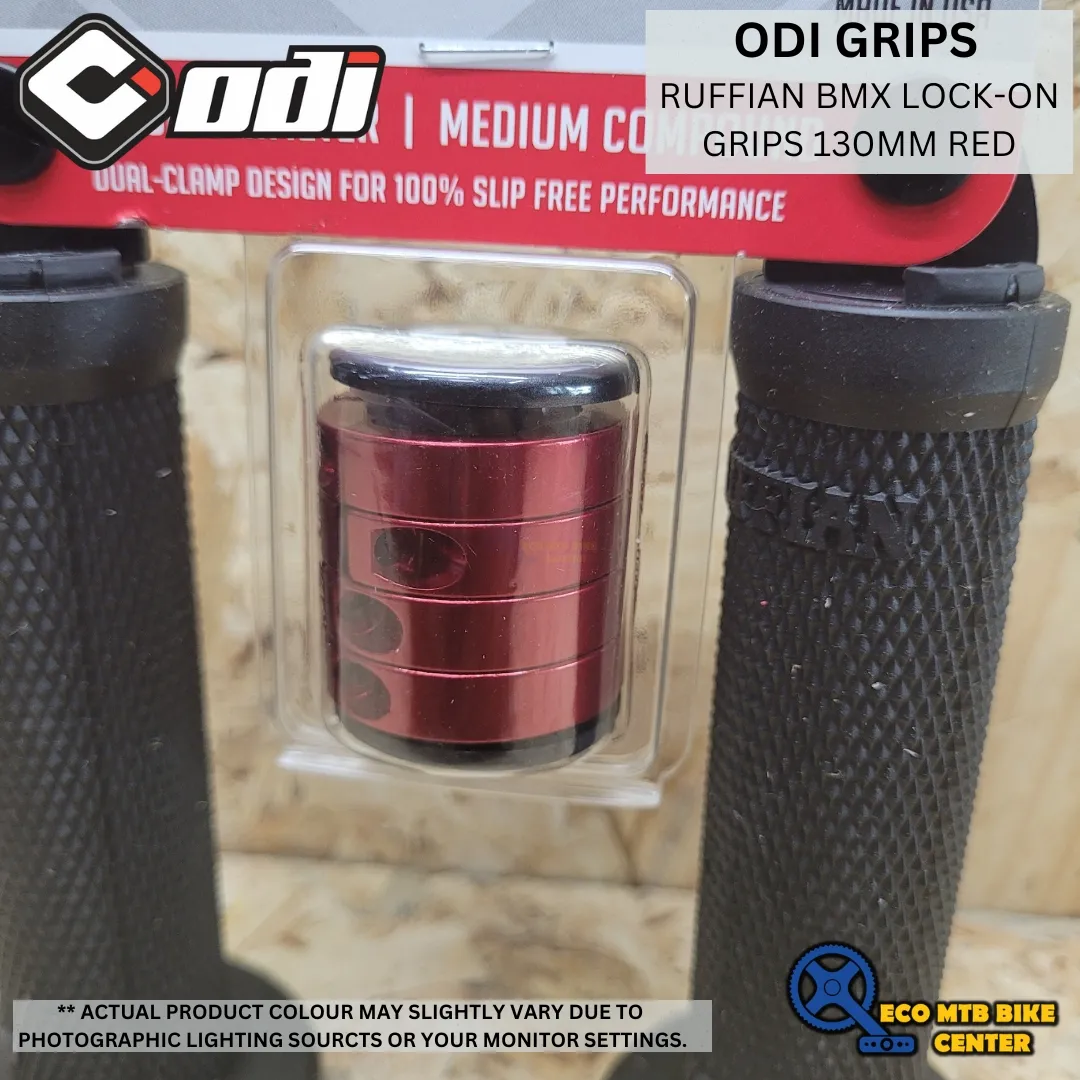 ODI GRIPS RUFFIAN BMX LOCK-ON GRIPS (130MM/143MM)