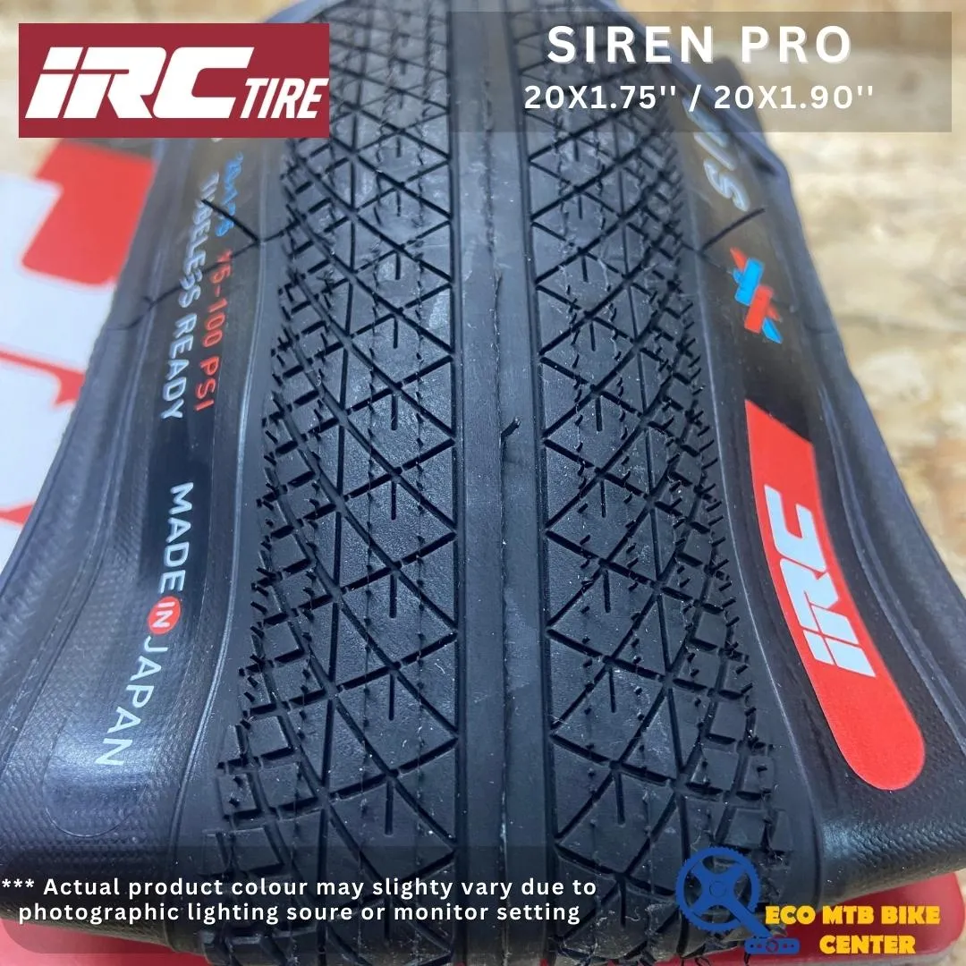 IRC TIRE SIREN PRO TUBELESS