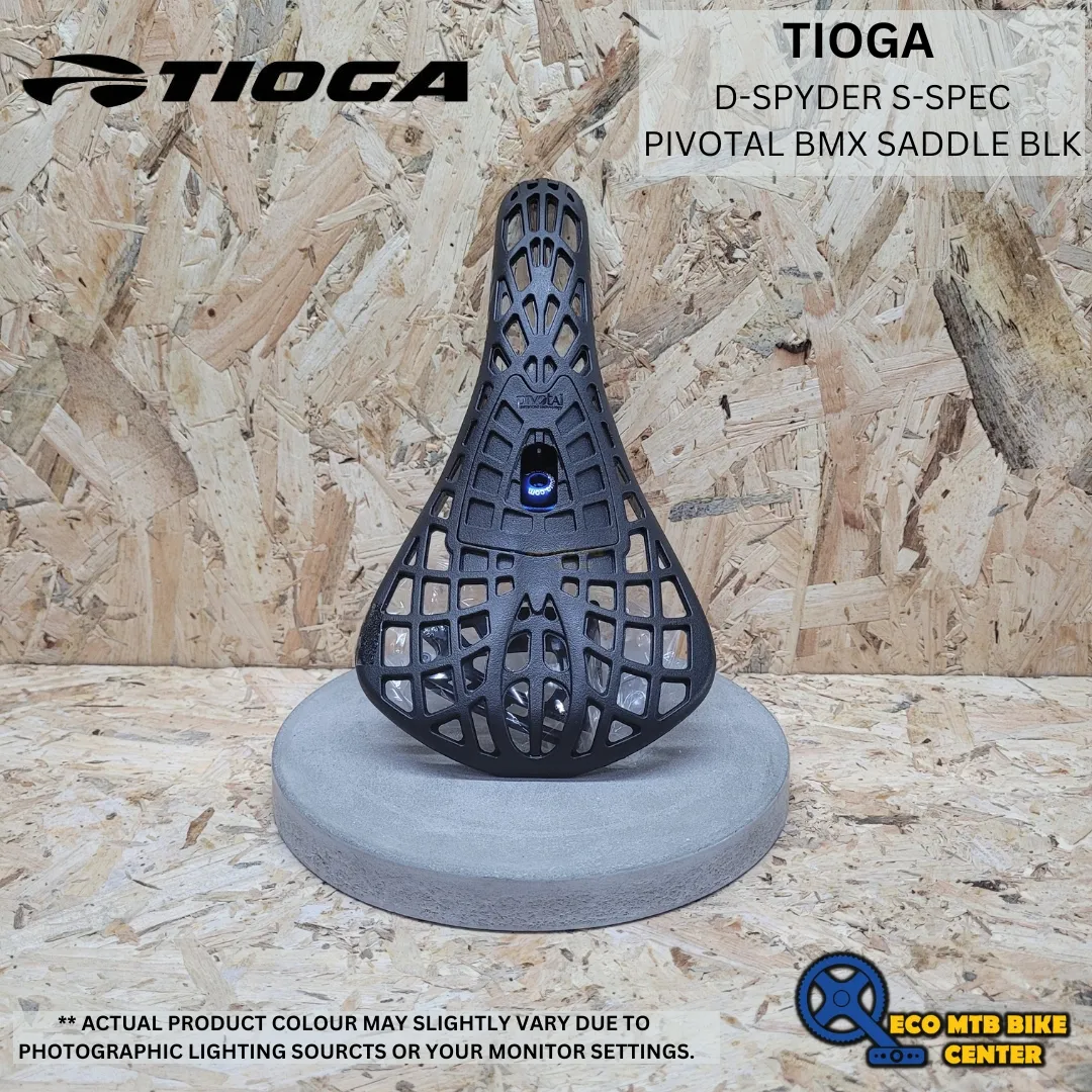 TIOGA D-SPYDER S-SPEC PIVOTAL BMX SADDLE BLK