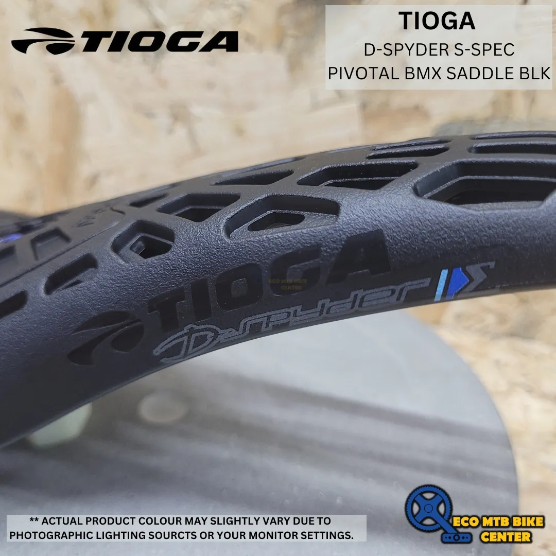 TIOGA D-SPYDER S-SPEC PIVOTAL BMX SADDLE BLK