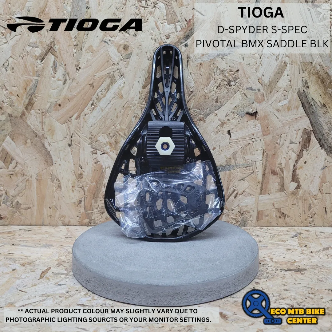 TIOGA D-SPYDER S-SPEC PIVOTAL BMX SADDLE BLK