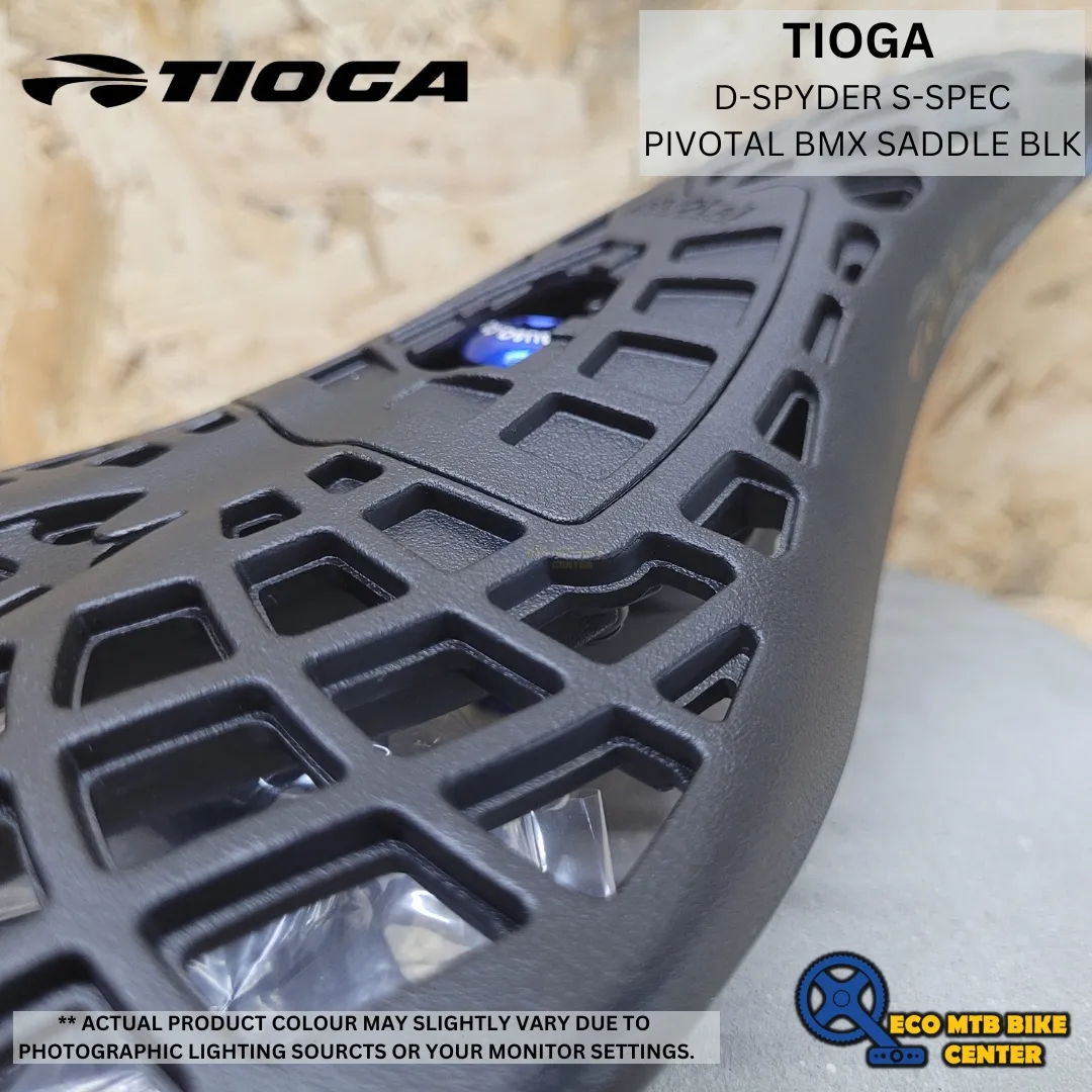 TIOGA D-SPYDER S-SPEC PIVOTAL BMX SADDLE BLK