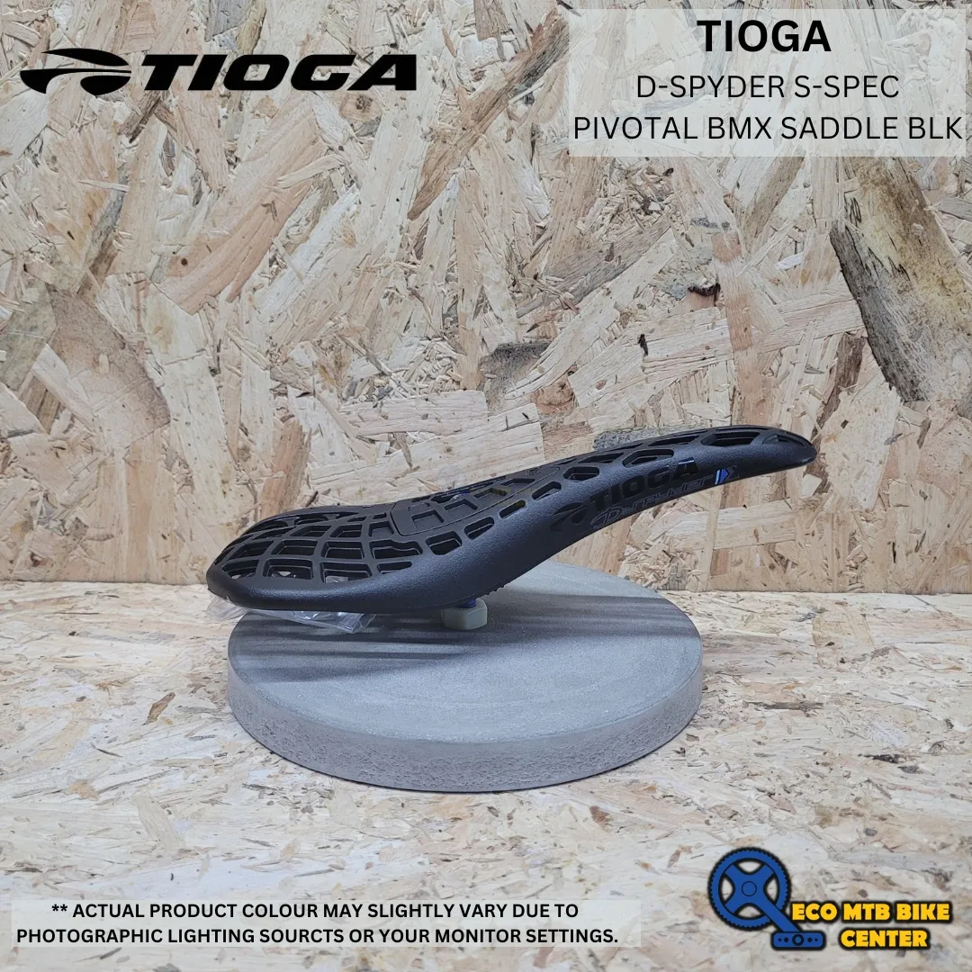 TIOGA D-SPYDER S-SPEC PIVOTAL BMX SADDLE BLK