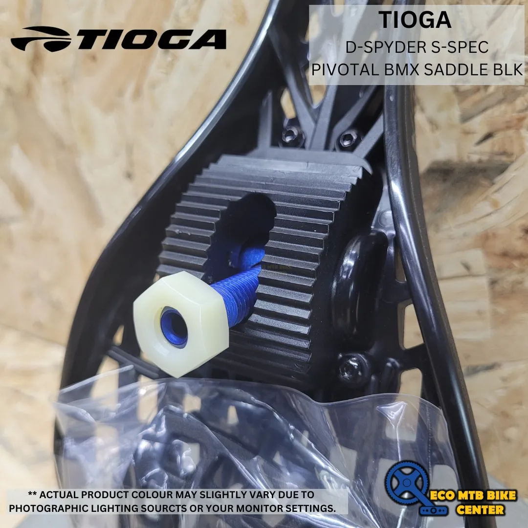TIOGA D-SPYDER S-SPEC PIVOTAL BMX SADDLE BLK