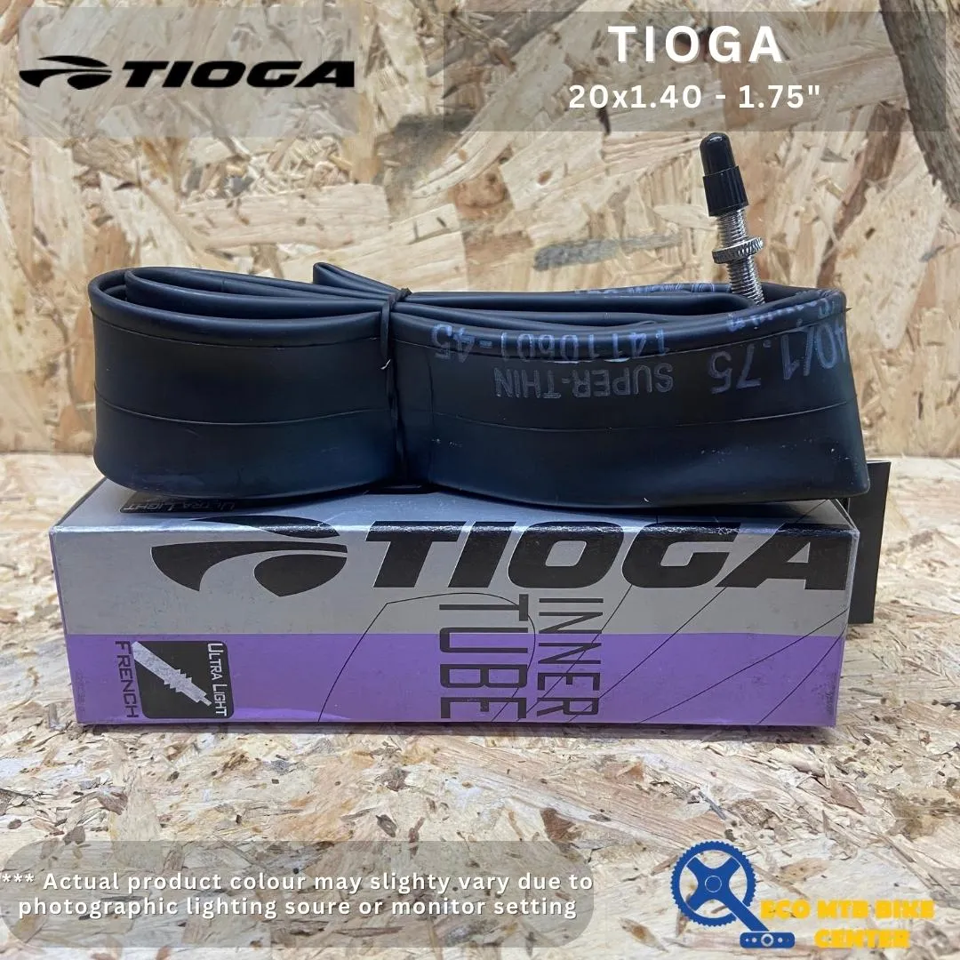 Tioga ultra lite inner tubes  presta valve 36mm