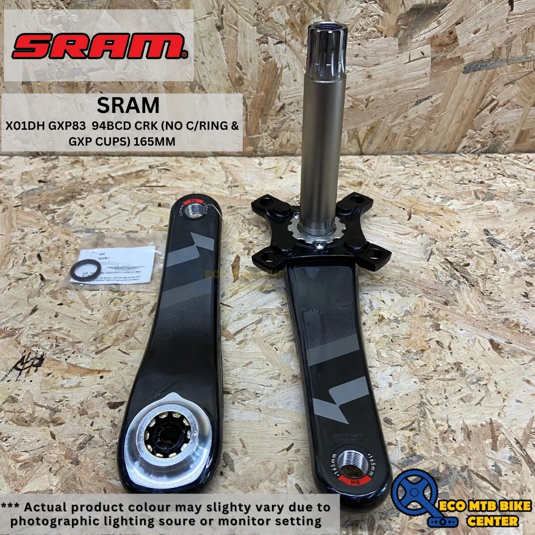 SRAM XO1DH GXP83 94BCD CRANKARM ( NO C/RING &amp; GXP CUPS ) 165MM