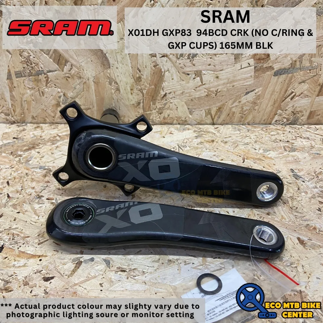 SRAM XO1DH GXP83 94BCD CRANKARM ( NO C/RING &amp; GXP CUPS ) 165MM