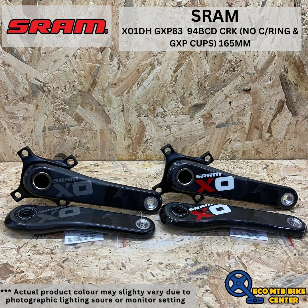 SRAM XO1DH GXP83 94BCD CRANKARM ( NO C/RING &amp; GXP CUPS ) 165MM