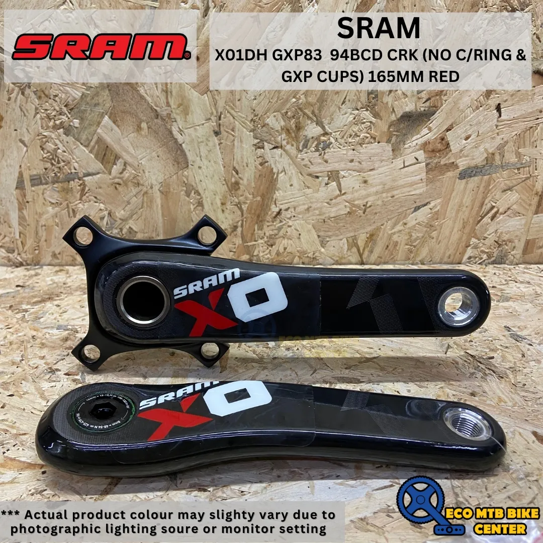 SRAM XO1DH GXP83 94BCD CRANKARM ( NO C/RING &amp; GXP CUPS ) 165MM