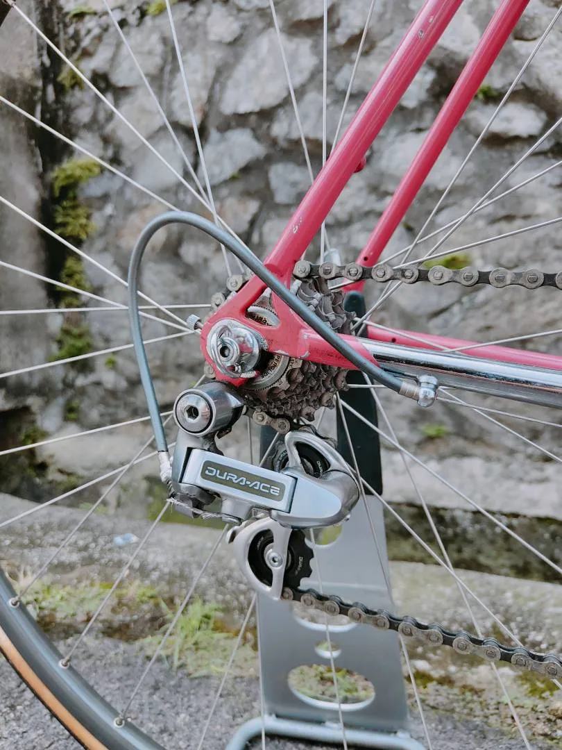 (SOLD) Rare! 90s Panasonic POS Vintage Road Bike Tange Prestige Tubing with Dura Ace Parts